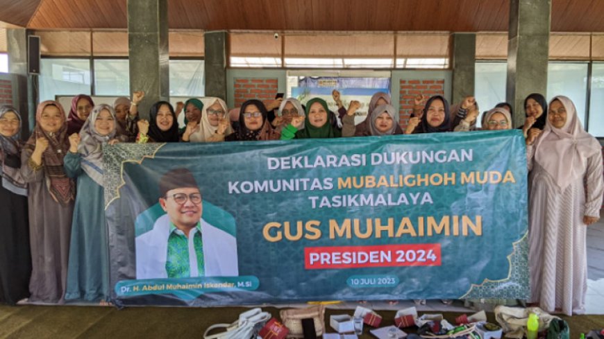 Komunitas Mubalighoh Tasikmalaya Dukung Gus Muhaimin sebagai Calon Presiden 2024