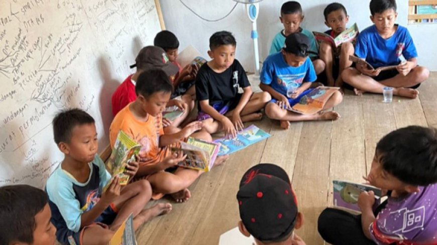 Penguatan Kapasitas Organisasi Kemahasiswaan, Membuka Pintu Literasi di Desa Cidugaleun