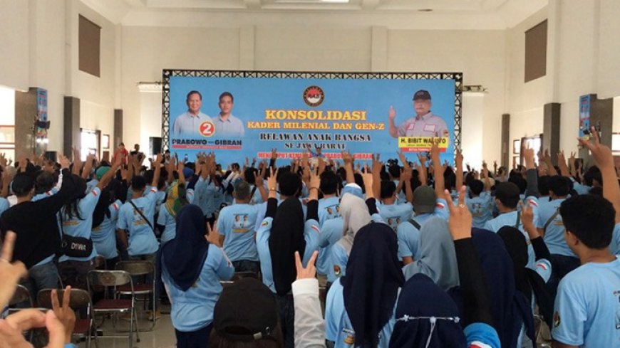 Konsolidasi Relawan Anak Bangsa, Milenial dan Gen Z Jabar Bersatu Menangkan Prabowo-Gibran