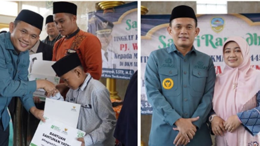 Pj. Wali Kota Tasikmalaya Membuka Acara Safari Ramadhan di Masjid Al-Abror Panyarang