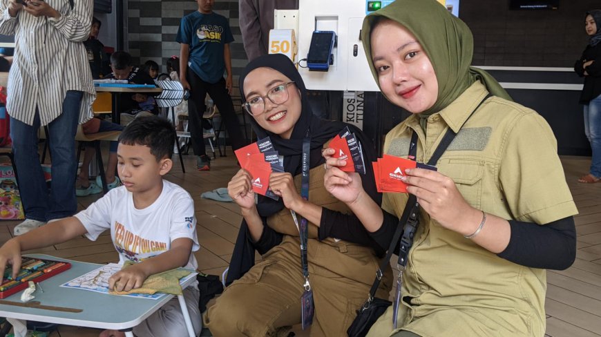 Eiger Store Tentara Pelajar Dukung Lomba Mewarnai pada Hari Lingkungan Hidup