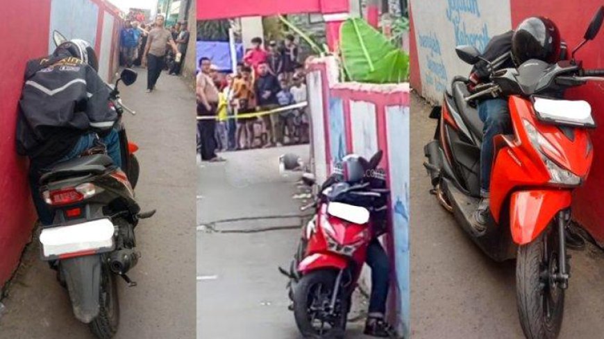 Tertidur di Atas Motor! Driver Ojek Online Dikira Meninggal