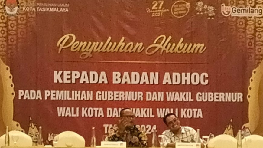 Sukseskan Pilkada 2024, KPU Tasikmalaya Adakan Penyuluhan Hukum