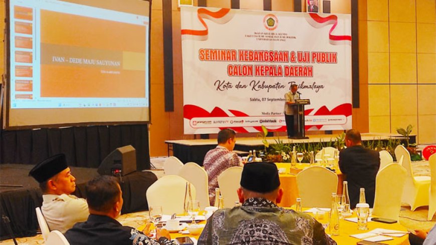 Ivan Dicksan- Dede Muharam Paparkan Strategi Pengentasan Kemiskinan dalam Uji Publik Calon Kepala Daerah