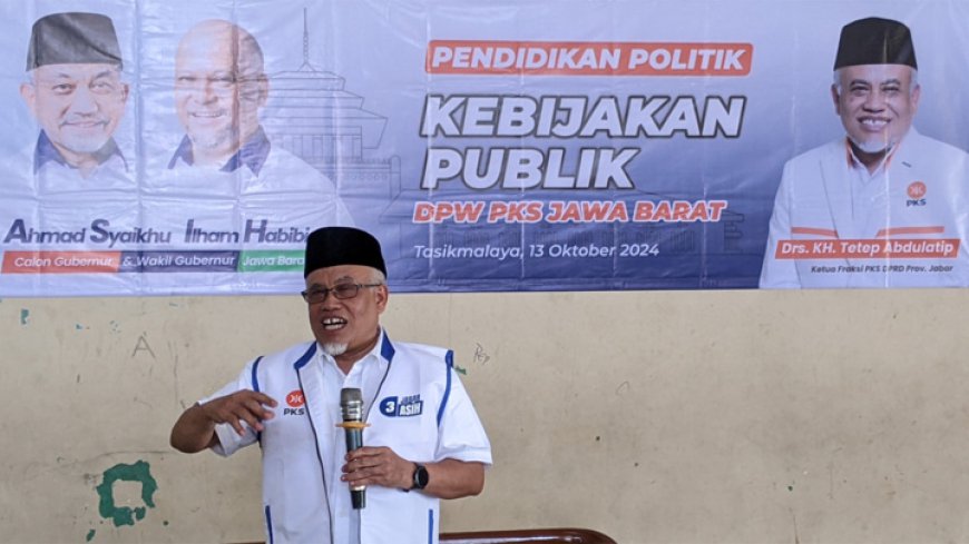 PKS Gelar Pendidikan Politik: Tetep Abdulatif Ajak Kader Wujudkan Jabar Asih