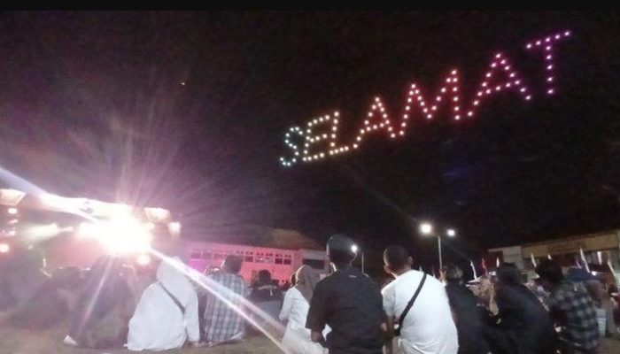 Spektakuler! Drone Show dan Tablig Akbar Meriahkan Penutupan HUT ke-23 Kota Tasikmalaya