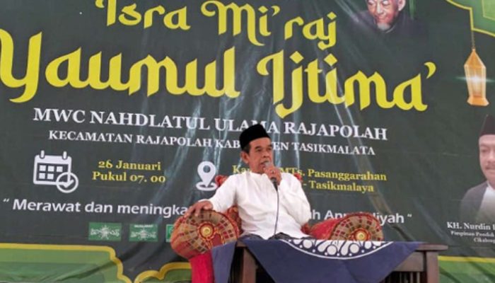 MWC Nahdhatul Ulama Rajapolah Gelar Peringatan Isra Miraj dengan Tema Persatuan Umat