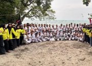 Asah Fisik, Mental, dan Kekompakan, Tarung Derajat Satlat Dokar Kota Tasikmalaya Latihan Alam di Pantai Pangandaran