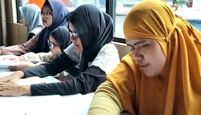 Trip Blind Tadarus Braille, Difabel Tasikmalaya Tebar Semangat di Bulan Ramadan