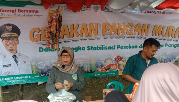 Gerakan Pangan Murah Hadir di Mugarsari, Warga Antusias Borong Kebutuhan Pokok