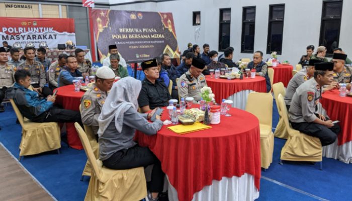 Perkuat Sinergi, Polres Tasikmalaya Berbagi Takjil dan Gelar Buka Puasa Bersama Media