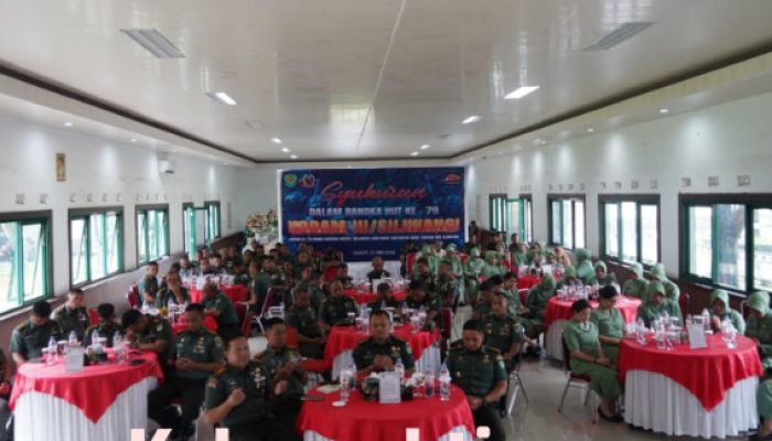 HUT ke-79 Kodam Siliwangi, Korem 062/Tn Tegaskan Komitmen Bersama Rakyat
