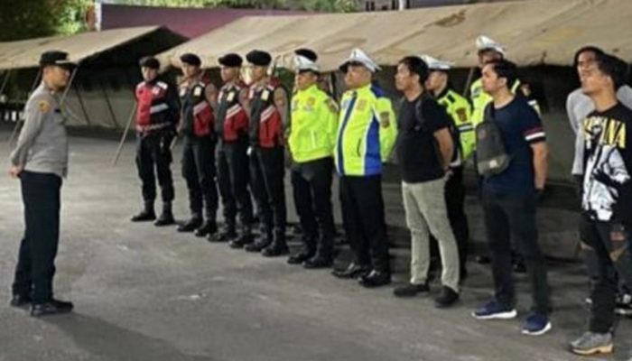 Polres Tasikmalaya Kota Razia Geng Motor dan Miras, Sejumlah Orang Diamankan