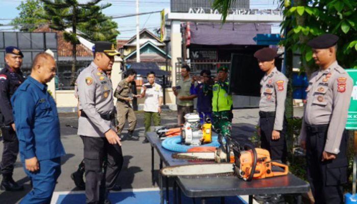 Polres Tasikmalaya Gelar Apel Siaga Bencana, Perkuat Sinergi Lintas Instansi Hadapi Musim Hujan