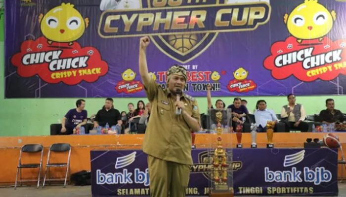 Wakil Wali Kota Tasikmalaya Buka Cypher Cup, 58 Tim Pelajar Ramaikan Turnamen Basket