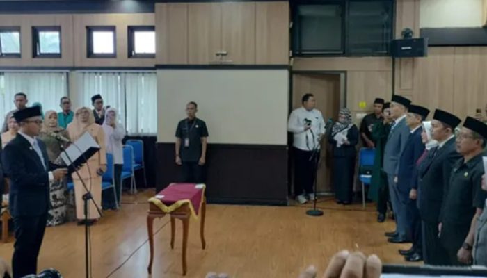 Wali Kota Tasikmalaya Lantik Pejabat Eselon II, Tekankan Digitalisasi dan PAD