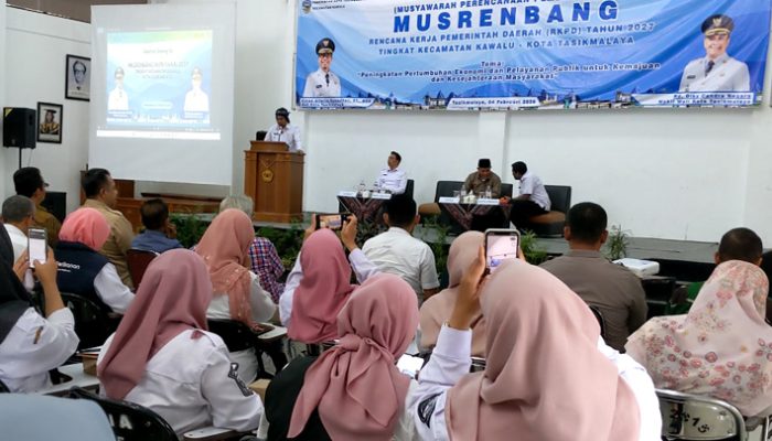 Wakil Wali Kota Tasikmalaya Tekankan Optimisme dan Investasi dalam Musrenbang RKPD Kec. Kawalu