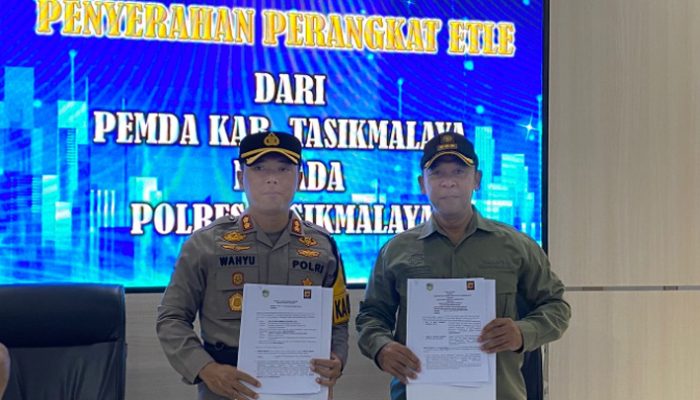 Polres Tasikmalaya Terima Hibah ETLE Dari Pemkab, Tilang Elektronik Disiapkan