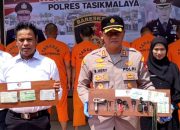 Satreskrim Polres Tasikmalaya Tangkap Sembilan Pelaku Spesialis Curanmor