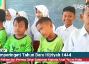 Peringati Tahun Baru Hijriyah, LSM Pakem dan Polwap Gelar Santunan