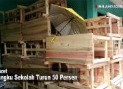 Lusuhnya Omzet Meja Sekolah di Tengah Pandemi Covid-19