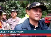 Wabup Tasik, Cecep Nurul Yakin Tinjau Lokasi Longsor di Salopa