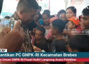 Pelantikan PC GNPK-RI Kecamatan Brebes Dihadiri Ketua Umum Pusat